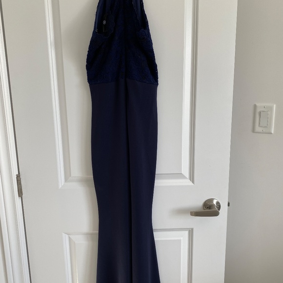 MissGuided Navy Bridesmaid Dress - Picture 5 of 5